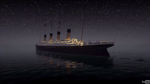 Vive en tiempo real y en 3D el hundimiento del Titanic