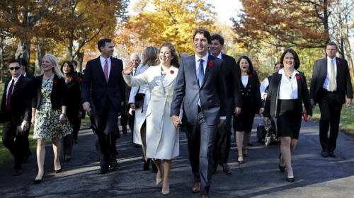 Equidad de g&eacute;nero en el gabinete de ministros de Trudeau en Canad&aacute;
