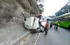 Llanta pinchada provoca grave accidente vial en el Periférico
