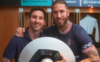 Messi y Sergio Ramos compartiendo el título de Ligue One 