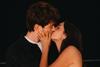 Modelo Alexandra Saint y el piloto Charles Leclerc se comprometen