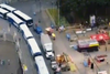 Video: As&iacute; se ve el bloqueo de buses desde las alturas