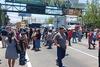 &iexcl;Bloqueo! Manifestantes obstaculizan el paso en la Interamericana