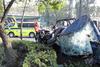 Im&aacute;genes posteriores al fuerte accidente en la calzada Roosevelt