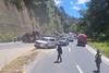 Accidente bloquea el paso en la ruta Interamericana (video)
