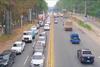 Veh&iacute;culo volcado afecta el tr&aacute;nsito en ruta al Pac&iacute;fico