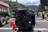 Accidente de tr&aacute;nsito bloquea la ruta Interamericana (video)