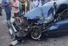 Fuerte accidente deja veh&iacute;culo totalmente destruido