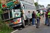 Accidente de bus deja varios heridos en la Interamericana