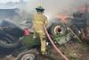 Controlan incendio que afect&oacute; viviendas en San Miguel Petapa
