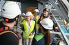 Embajadora de la Uni&oacute;n Europea visita obras del AeroMetro
