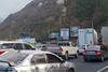 Alta carga vehicular tras accidente en ruta al Pac&iacute;fico 