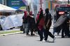 Reportan cierre vial en ingreso de la Universidad de San Carlos