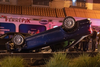 &iexcl;Por exceso de velocidad! As&iacute; qued&oacute; un veh&iacute;culo en la zona 21