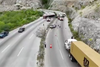 Accidente de tr&aacute;iler obstaculiza el paso en ruta al Atl&aacute;ntico
