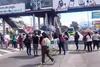 Manifestantes bloquean la Aguilar Batres la tarde de este viernes