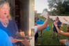 Argentinos comparten asado con vecina tras victoria de equipo 