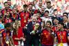 La celebraci&oacute;n de los reyes de Espa&ntilde;a al ganar el Mundial 