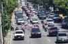 As&iacute; avanza la caravana desde la Calzada Roosevelt hacia zona 1