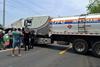 Choque entre conductores en Escuintla deja dos personas heridas 