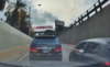 Conductor arrastra un auto en bulevar Liberaci&oacute;n (video)