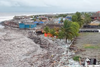 Lluvias en San Marcos arrastran pl&aacute;stico a la costa de Oc&oacute;s
