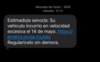 Los mensajes sobre "supuestas infracciones" que causan alarma