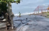 As&iacute; luce la playa de Monterrico tras fuerte oleaje