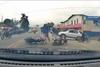 Discusi&oacute;n vial: captan pelea de conductores en medio del tr&aacute;nsito