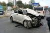 Autom&oacute;vil queda destruido tras accidente en ruta Interamericana