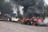 Incendian tres veh&iacute;culos particulares en Sipacate, Escuintla