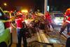 Fuerte accidente en la Aguilar Batres deja dos personas heridas