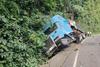 Accidente de tr&aacute;nsito complica circulaci&oacute;n en ruta al Pac&iacute;fico