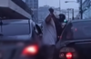 Captan otra pelea en el tr&aacute;nsito, esta vez en zona 1 (video)