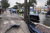 Derrape provoca colisi&oacute;n de un veh&iacute;culo en la Roosevelt