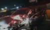 Conductor es rescatado tras quedar atrapado en accidente