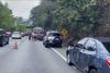 Alta carga vehicular en la Interamericana tras accidente vial