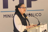 As&iacute; fue la &uacute;ltima conferencia de Consuelo Porras al frente del MP
