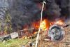 Identifican a piloto que muri&oacute; tras accidente y explosi&oacute;n de pipa