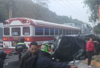 El accidente que complic&oacute; el tr&aacute;nsito en San Crist&oacute;bal, Mixco
