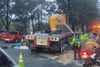 Tr&aacute;nsito en Anillo Perif&eacute;rico afectado por choque de cabezal