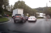 Conductor choca un auto y luego huye en El Naranjo (video)