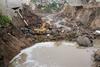VIDEO: As&iacute; qued&oacute; el &aacute;rea tras el desborde del r&iacute;o Pinula