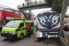 Ataque contra piloto provoca un accidente en la calzada San Juan