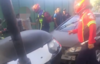 Im&aacute;genes posteriores al ataque armado contra conductor en zona 3