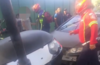 Im&aacute;genes posteriores al ataque armado contra conductor en zona 3