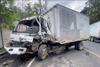 Triple colisi&oacute;n de transportes pesados deja dos heridos en RN-14