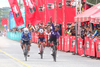 Colombiano Johan Rubio gana la primera etapa de la Vuelta