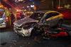 &iexcl;Triple choque! Accidente deja cuatro heridos en zona 15