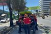 Accidente de tr&aacute;nsito deja tres heridos en la Aguilar Batres
